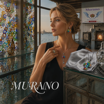 Murano - Discover Murano: Inspired by the timeless beauty of Murano glass, each piece blends Venetian artistry with modern elegance. Discover a collection designed to bring color, light, and sophistication to every moment. Murano - Discover Murano: Inspired by the timeless beauty of Murano glass, each piece blends Venetian artistry with modern elegance. Discover a collection designed to bring color, light, and sophistication to every moment.