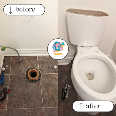 Toilet Bowl Replaced - Lumina Renovations recently undertook a transformative project by replacing an outdated toilet bowl with a brand-new fixture, elevating both functionality in the bathroom. Our skilled team executed the installation, ensuring a seamless fit and optimal performance. The new toilet not only enhances the overall look of the bathroom but also brings modern efficiency and water-saving features to the forefront. Lumina Renovations takes pride in delivering high-quality results, providing not just a replacement but an upgrade that aligns with contemporary standards. Trust us for expert toilet replacements that combine precision craftsmanship, reliability, and a commitment to enhancing your bathroom experience.