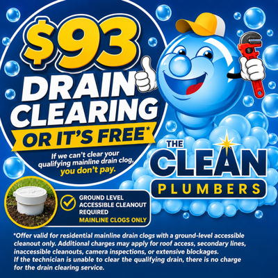 Drain Clearing Offer - $93 Drain Clearing or it's Free Drain Clearing Offer - $93 Drain Clearing or it's Free