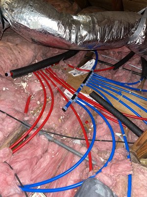 Repipe process - Here are some pictures of repipes and the drywall replacement after the repipe is finished Repipe process - Here are some pictures of repipes and the drywall replacement after the repipe is finished