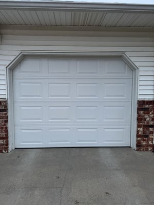modern upgrade - This gentlemen had a very outdated wooden door with windows that were a bother to the customer not allowing him to enjoy complete privacy in his garage and that would also never quite work right so we upgraded him to a modern aluminum door that also matched his other door! modern upgrade - This gentlemen had a very outdated wooden door with windows that were a bother to the customer not allowing him to enjoy complete privacy in his garage and that would also never quite work right so we upgraded him to a modern aluminum door that also matched his other door!