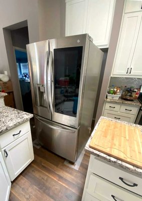 LG refrigerator repair, 2024 - Service is provided by qualified EPA certified specialists. The refrigerator LG has stopped cooling the food inside. We have established the cause - it was a burned-out compressor. The compressor was replaced with a new one neatly and the refrigerator pleases its owners again! LG refrigerator repair, 2024 - Service is provided by qualified EPA certified specialists. The refrigerator LG has stopped cooling the food inside. We have established the cause - it was a burned-out compressor. The compressor was replaced with a new one neatly and the refrigerator pleases its owners again!