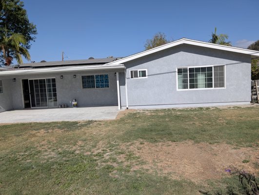 Full Bedroom Addition, Bathroom Remodeling & Exterior Renovation in Simi Valley - Completed a large residential remodeling project that included a new home addition, covered patio, concrete foundations and slabs, structural framing and shear walls, roofing, gutters, windows, stucco, electrical and HVAC work.
Inside the home, we completed major plumbing modifications, two bathroom renovations, custom shower waterproofing and tile installation, drywall repair and finishing, insulation, flooring installation, painting, trim work, and final interior finishes.
The project also included structural upgrades, concrete trench repairs, relocation of the A/C condenser, new roof ventilation, exterior repairs, and coordination of City inspections. Full Bedroom Addition, Bathroom Remodeling & Exterior Renovation in Simi Valley - Completed a large residential remodeling project that included a new home addition, covered patio, concrete foundations and slabs, structural framing and shear walls, roofing, gutters, windows, stucco, electrical and HVAC work.
Inside the home, we completed major plumbing modifications, two bathroom renovations, custom shower waterproofing and tile installation, drywall repair and finishing, insulation, flooring installation, painting, trim work, and final interior finishes.
The project also included structural upgrades, concrete trench repairs, relocation of the A/C condenser, new roof ventilation, exterior repairs, and coordination of City inspections.