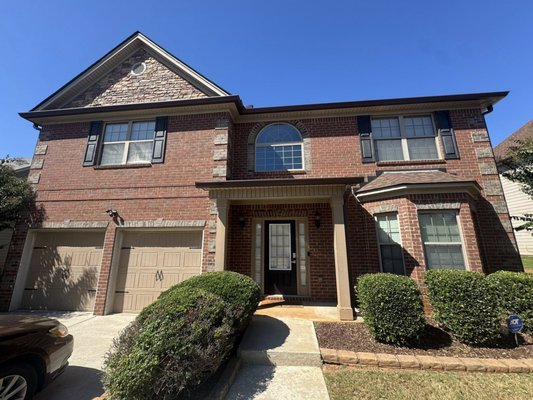 Upgraded Gutters - Upgrade from 5” gutters to 6” gutters on this beautiful home in McDonough, GA.