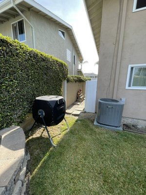 Remove and replaced drive and side yard with drains - This drive was lifting and cracked due to old tree. Removed and replaced driveway and side yard concrete with drains Remove and replaced drive and side yard with drains - This drive was lifting and cracked due to old tree. Removed and replaced driveway and side yard concrete with drains