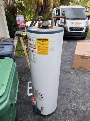 Gas water heater replacement - We replaced gas water heater for residential home