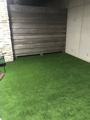 AstroTurf - This a Astro Turf Installation, the homeowner lives in a area surrounded by concrete and she just wanted to feel grass under her feet AstroTurf - This a Astro Turf Installation, the homeowner lives in a area surrounded by concrete and she just wanted to feel grass under her feet