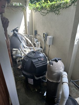 Pool Equipment Repair, Pool Lighting Repair, and Pool Deck Restoration - Project Overview
Neptune Pool and Spa Service was entrusted with a comprehensive pool system and deck restoration project, which included servicing the pool pump and heater, repairing the pool lighting, and restoring the pool deck to its original condition.
Problem
The client's pool system was facing multiple issues: a malfunctioning pump and heater, compromised lighting, and a deteriorated pool deck. These problems not only affected the pool's functionality but also its safety and aesthetic appeal.
Solution
Our team initiated the project with a thorough inspection of the pool's mechanical systems. We repaired the pool pump and heater, ensuring they operated at peak efficiency. The lighting issue was addressed with durable, high-quality fixtures for improved visibility and ambiance. Finally, we restored the pool deck, fixing cracks and wear to create a safe, welcoming, and visually pleasing outdoor space. Pool Equipment Repair, Pool Lighting Repair, and Pool Deck Restoration - Project Overview
Neptune Pool and Spa Service was entrusted with a comprehensive pool system and deck restoration project, which included servicing the pool pump and heater, repairing the pool lighting, and restoring the pool deck to its original condition.
Problem
The client's pool system was facing multiple issues: a malfunctioning pump and heater, compromised lighting, and a deteriorated pool deck. These problems not only affected the pool's functionality but also its safety and aesthetic appeal.
Solution
Our team initiated the project with a thorough inspection of the pool's mechanical systems. We repaired the pool pump and heater, ensuring they operated at peak efficiency. The lighting issue was addressed with durable, high-quality fixtures for improved visibility and ambiance. Finally, we restored the pool deck, fixing cracks and wear to create a safe, welcoming, and visually pleasing outdoor space.