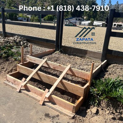 Happy Customers , call for a free estimate - “Check out our latest project featuring custom concrete and stairs construction. From the initial planning stages to the final finishing touches, we ensured top-quality and attention to detail. Whether you’re looking for a modern, sleek look or something more traditional, our team can bring your vision to life. Browse the photos to see the quality of our work!”