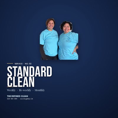 Standard Clean - Spotless results, every time—ask about our standard cleaning services! Standard Clean - Spotless results, every time—ask about our standard cleaning services!
