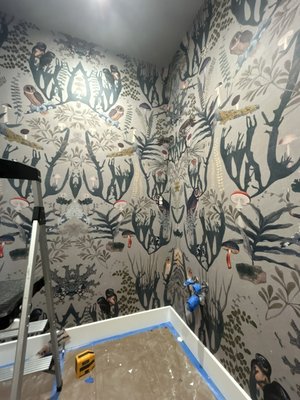 Newer projects - Powder rooms to ceiling Newer projects - Powder rooms to ceiling