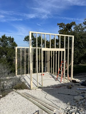 Gym for our valuable customers - This gym for our valuable customers is más of wood frame, stucco, Electicity, mini-split, facia, sofit and concrete roof. Gym for our valuable customers - This gym for our valuable customers is más of wood frame, stucco, Electicity, mini-split, facia, sofit and concrete roof.