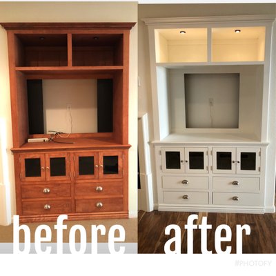 2-Day Cabinet Painting - Don’t Replace....Refinish: Custom paint any wood built-ins. 2-Day Cabinet Painting - Don’t Replace....Refinish: Custom paint any wood built-ins.