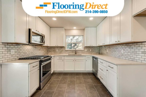 Whole House Flooring Update in Richardson, TX - Whether you want hardwood, tile, carpet, or some other type of flooring, we're ready to take on your next installation project just like we did for this Richardson, TX residence! Be to sure to call/text Flooring Direct at 214-390-0850 or go to our site to arrange a no obligation Shop-at-Home appointment to see samples under your lighting and next to your furniture.