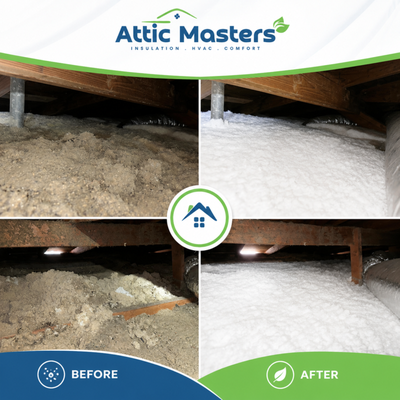 Insulation Removal - The client wanted to clean his attic space from old and dusty and old insulation, rat dropping and other debris and install new insulation.
And That is the result of making your home a healthier & efficient place
We vacuum out the entire attic space
air seal, rodent proof, sanitized and installed new Fibrglass R-38 batts Insulation installation. Insulation Removal - The client wanted to clean his attic space from old and dusty and old insulation, rat dropping and other debris and install new insulation.
And That is the result of making your home a healthier & efficient place
We vacuum out the entire attic space
air seal, rodent proof, sanitized and installed new Fibrglass R-38 batts Insulation installation.