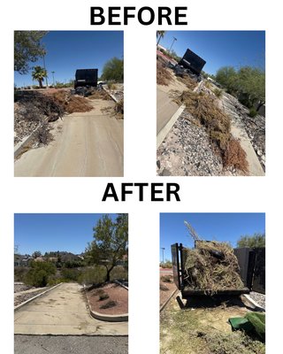 Landscaping Clean Up - Our heroes, specialize in transforming outdoor spaces from overgrown and cluttered to clean and inviting. Whether it’s yard debris, fallen branches, old patio furniture, or unwanted landscaping materials, our team handles the heavy lifting so you can enjoy a fresh, tidy space without the hassle.
