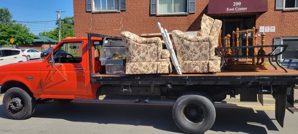 2nd Floor Apartment Clean Out - This apartment clean out was completed to help an individual who was recently hospitalized. We performed the project at no cost to the individual because of the support from our existing customers.