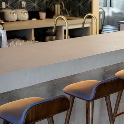 Concrete Countertop Overlay - Our customer chose a modern look with an industrial twist! Countertops got a gorgeous upgrade with our concrete overlay coatings. Strong, stylish and absolutely chic! Ready to bring new life to your surfaces? 🌟 #ConcreteOverlay #HomeTransformation #CustomCountertops #HawaiiLiving Concrete Countertop Overlay - Our customer chose a modern look with an industrial twist! Countertops got a gorgeous upgrade with our concrete overlay coatings. Strong, stylish and absolutely chic! Ready to bring new life to your surfaces? 🌟 #ConcreteOverlay #HomeTransformation #CustomCountertops #HawaiiLiving