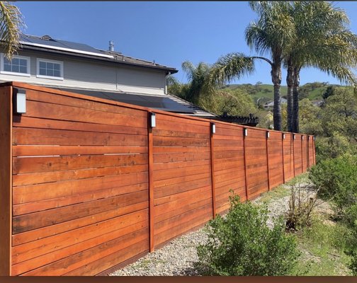 Horizontal Fence - Horizontal fence in Carmel CA 1000 ft 1x6x6 fence board con heart with 1x3x6 lattices Horizontal Fence - Horizontal fence in Carmel CA 1000 ft 1x6x6 fence board con heart with 1x3x6 lattices