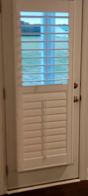 Composite Shutters - 3.5" Composite Shutters with two panels per windows and center divider rail.