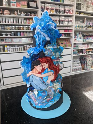 Little Mermaid - Luma's Cake Masterclass - I did it! It was an amazing experience to be part of this masterclass with Javier from Luma's Cake in LA, California.