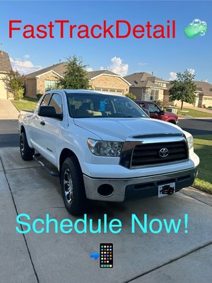 Scheduled with FastTrackDetail 🧼
Got a full interior with our shampoo add on with exterior wash - FastTrackDetail 🧼
Got called on this Toyota truck for a full interior cleaning with shampoo add on alongside with windows being cleaned and exterior all hand washed, towel dried, rims and tires cleaned, and customer wanted to add a polish and 4 month ceramic coating when I got there so got that all taken care of for them!
SCHEDULE AND GET YOUR CLEANING TODAY! Scheduled with FastTrackDetail 🧼
Got a full interior with our shampoo add on with exterior wash - FastTrackDetail 🧼
Got called on this Toyota truck for a full interior cleaning with shampoo add on alongside with windows being cleaned and exterior all hand washed, towel dried, rims and tires cleaned, and customer wanted to add a polish and 4 month ceramic coating when I got there so got that all taken care of for them!
SCHEDULE AND GET YOUR CLEANING TODAY!