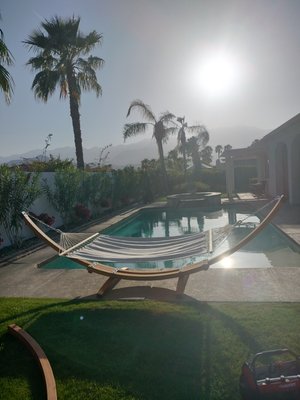 Furniture Project - I helped a couple, that wanted a hammock they bought assembled. Furniture Project - I helped a couple, that wanted a hammock they bought assembled.