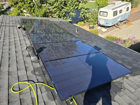 Like New Solar Panels! - We gave our clients solar panel the spa treatment they deserved! The panels had layers of dirt and dust built up that was hindering performance. Panels are now shining bright as new after our spa treatment! Like New Solar Panels! - We gave our clients solar panel the spa treatment they deserved! The panels had layers of dirt and dust built up that was hindering performance. Panels are now shining bright as new after our spa treatment!