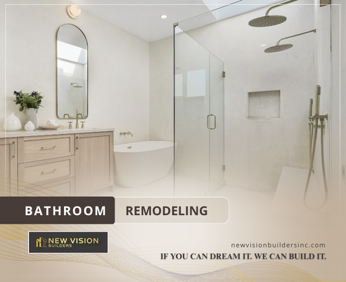 Bathroom Remodeling in Los Angeles, CA - This modern remodel features a sleek glass shower with dual rain heads, a freestanding soaking tub, and a custom wood vanity with gold fixtures. Clean lines, warm tones, and a bright open layout create a spa-like retreat right at home. Bathroom Remodeling in Los Angeles, CA - This modern remodel features a sleek glass shower with dual rain heads, a freestanding soaking tub, and a custom wood vanity with gold fixtures. Clean lines, warm tones, and a bright open layout create a spa-like retreat right at home.