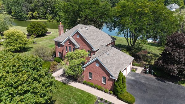 Roof Installation - This is a project from 2024 where we replaced a roof on this beautiful brick home.