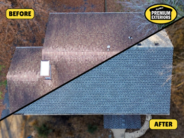 Roof Remodel 10800-15852 - This roof went from worn and weathered to clean, durable, and built to last. We removed the aging shingles and completed a full roof replacement using GAF Timberline HDZ in the color Pewter Gray—a sharp, modern upgrade that instantly refreshed the look of the home.
Beyond curb appeal, this system is designed for performance. Timberline HDZ shingles offer advanced wind resistance, reliable sealing technology, and long-term protection against Mid-Missouri’s harsh weather conditions—from heavy storms to freeze-thaw cycles.
The result is a roof that not only looks better but gives the homeowner confidence knowing their home is protected for years to come.
If your roof is starting to show signs of age, this is exactly the kind of upgrade that makes a difference. Roof Remodel 10800-15852 - This roof went from worn and weathered to clean, durable, and built to last. We removed the aging shingles and completed a full roof replacement using GAF Timberline HDZ in the color Pewter Gray—a sharp, modern upgrade that instantly refreshed the look of the home.
Beyond curb appeal, this system is designed for performance. Timberline HDZ shingles offer advanced wind resistance, reliable sealing technology, and long-term protection against Mid-Missouri’s harsh weather conditions—from heavy storms to freeze-thaw cycles.
The result is a roof that not only looks better but gives the homeowner confidence knowing their home is protected for years to come.
If your roof is starting to show signs of age, this is exactly the kind of upgrade that makes a difference.