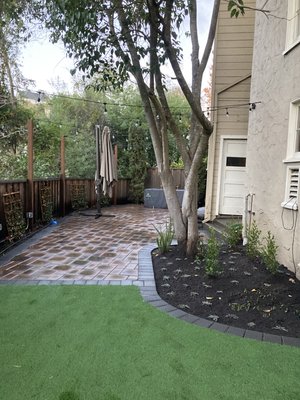 2022 Projects - Pavers patios and artificial turf installation.