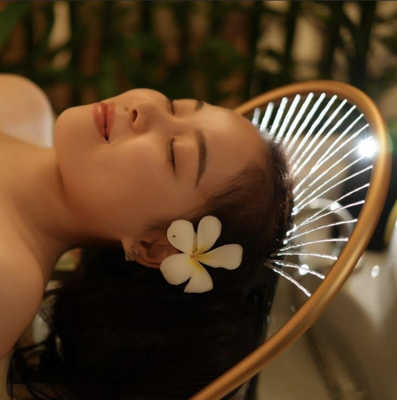 Head Spa Treatment - Head and scalp massage
Massage on Shoulders, neck, upper back, hands and arms
Massage on the feet and legs
Massage includes essential oil, hot towels & optional hot stones
Deep cleaning scalp therapy including hair washing with herbal shampoo
Includes hair products specialized for your unique hair type
Hair steaming to repair hair damage, retain moisture and open up hair follicles
High frequency machine to improve circulation
Scalp inspection with microscope
Hair mask with steam therapy
Hydrating warm eye mask
Rinse and Blow dry hair Head Spa Treatment - Head and scalp massage
Massage on Shoulders, neck, upper back, hands and arms
Massage on the feet and legs
Massage includes essential oil, hot towels & optional hot stones
Deep cleaning scalp therapy including hair washing with herbal shampoo
Includes hair products specialized for your unique hair type
Hair steaming to repair hair damage, retain moisture and open up hair follicles
High frequency machine to improve circulation
Scalp inspection with microscope
Hair mask with steam therapy
Hydrating warm eye mask
Rinse and Blow dry hair