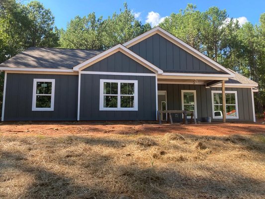 Exterior Painting - This is a new construction home. My business did all the exterior painting with home owner's choice of color.