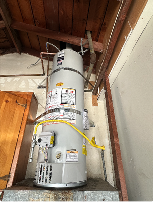 Elevated Water Heater Replacement - Our team safely removed the old unit and properly installed this new elevated @bradfordwhitewaterheaters setup - securely, safely, and up to code.
For reference, a standard residential water heater can weigh around 120–150+ pounds empty and more than 450 pounds once full of water.
Installations like these take planning, experience, and attention to detail - and we’re proud to get the job done right. Elevated Water Heater Replacement - Our team safely removed the old unit and properly installed this new elevated @bradfordwhitewaterheaters setup - securely, safely, and up to code.
For reference, a standard residential water heater can weigh around 120–150+ pounds empty and more than 450 pounds once full of water.
Installations like these take planning, experience, and attention to detail - and we’re proud to get the job done right.