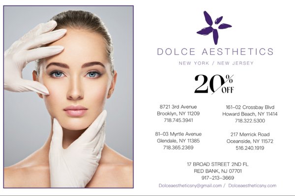 Dolce Promo - 20% offer for all new clients