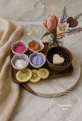 Deluxe Spa Pedicure Experience at Fabulous Nails & Spa - Deluxe Spa Pedicure Experience at Fabulous Nails & Spa 
Indulge in pure relaxation with our Deluxe Pedicure, featuring luxurious scrubs, soothing creams, and a warm candle massage for ultimate comfort. 
Let your stress melt away while your skin feels nourished, refreshed, and silky smooth.