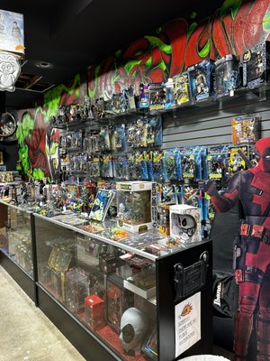 McFarlane Toy Wall!! - We’ve got a vast toy selection here, this wall is one of many we have. Packed pegs full of retired and retro toys!! McFarlane Toy Wall!! - We’ve got a vast toy selection here, this wall is one of many we have. Packed pegs full of retired and retro toys!!