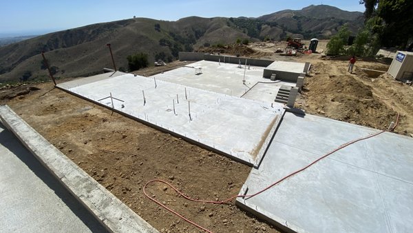 Thomas Fire Foundation - This Foundation was built for home that was devastatingly hit by the Thomas fires.