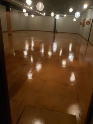 Tri Balance Yoga in Schaumburg - Refinished complete floor with 2 coats poly Tri Balance Yoga in Schaumburg - Refinished complete floor with 2 coats poly