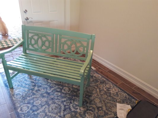 Furniture assembly - Customer ordered a bench on amazon,needed assembly i gladly assembled it..happy customer Furniture assembly - Customer ordered a bench on amazon,needed assembly i gladly assembled it..happy customer