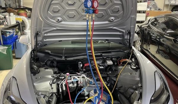 Tesla A/C repair and performance testing—stay cool year-round. - Not getting cold air from your Tesla? We diagnose and repair A/C issues in Model 3, Y, S, and X, including low refrigerant, failed compressors, valve block problems, and hybrid thermal loop malfunctions. Whether it’s a weak blower or system warning, our Tesla-trained techs will get your climate system working properly again—fast, clean, and at a fair price. Tesla A/C repair and performance testing—stay cool year-round. - Not getting cold air from your Tesla? We diagnose and repair A/C issues in Model 3, Y, S, and X, including low refrigerant, failed compressors, valve block problems, and hybrid thermal loop malfunctions. Whether it’s a weak blower or system warning, our Tesla-trained techs will get your climate system working properly again—fast, clean, and at a fair price.