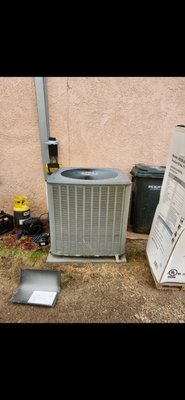 high efficiency ac unit changout - customer had a monthly summer energy bill of 400$ plus with a new high efficiency unit we were able to cut her energy bill by about 40% high efficiency ac unit changout - customer had a monthly summer energy bill of 400$ plus with a new high efficiency unit we were able to cut her energy bill by about 40%