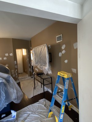 Living room - Living room finish wall ceiling and accent color Living room - Living room finish wall ceiling and accent color