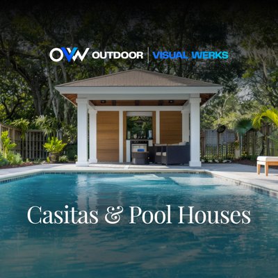 Casitas & Pool Houses - Need a luxurious guest retreat or extra space for entertainment? Our custom-built casitas and pool houses offer the perfect solution. These structures are designed with the same level of detail and luxury as your main home, providing guests or family members with their private sanctuary just steps away from your pool. Whether you're looking for a fully-equipped guest house or a sleek poolside lounge, we deliver a design that fits your lifestyle. Casitas & Pool Houses - Need a luxurious guest retreat or extra space for entertainment? Our custom-built casitas and pool houses offer the perfect solution. These structures are designed with the same level of detail and luxury as your main home, providing guests or family members with their private sanctuary just steps away from your pool. Whether you're looking for a fully-equipped guest house or a sleek poolside lounge, we deliver a design that fits your lifestyle.