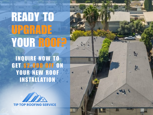 Get *UP* to $2,000 Off Your New Roof Install! - Limited Time offer! Call for details
