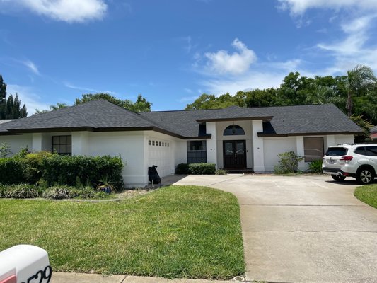 Exterior Painting, Tampa Bay Florida. - Before and after exterior painting job done in Tampa Bay, Florida.