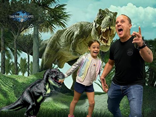 Dinosaur - Our Dinosaur Escape Room is so much fun! Bring back Dinosaur DNA so our scientists can create an anti-virus and save Humanity. You have 75 minutes to solve all the puzzles and ESCAPE!! All rooms are Private and you can play with 2-8 players. Reservations can be made daily 10am -10pm Sunday thru Thursday and 10am - 11pm Friday/Saturday. Come play with us and have some fun. Our Escape Rooms are great fun for all ages. Dinosaur - Our Dinosaur Escape Room is so much fun! Bring back Dinosaur DNA so our scientists can create an anti-virus and save Humanity. You have 75 minutes to solve all the puzzles and ESCAPE!! All rooms are Private and you can play with 2-8 players. Reservations can be made daily 10am -10pm Sunday thru Thursday and 10am - 11pm Friday/Saturday. Come play with us and have some fun. Our Escape Rooms are great fun for all ages.