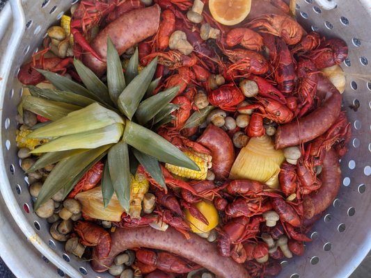 Crawfish Boil - Let us come to you! We bring the boil to your space, backyard or park. Featuring top shelf select local crawfish, during season (January to May or early June) only. completely customizable featuring additions of your choice! Crawfish Boil - Let us come to you! We bring the boil to your space, backyard or park. Featuring top shelf select local crawfish, during season (January to May or early June) only. completely customizable featuring additions of your choice!