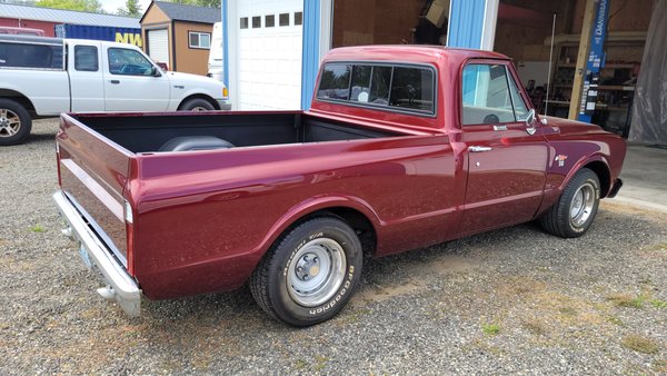 1967 Chevy C10 - This customer brought their truck in with concerns about it hard to start. It had it at four other shops who were unable to correctly fix the problem. Through research and determination, we were able to figure out that the carburetor needed a different accelerator pump cam and metering jets. Spark plugs have been replaced. Other leaks were brought to our attention and were addressed. The parking brake adjustment mechanisms were missing some pieces, which we sourced and installed.